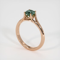 0.79 Ct. Sapphire Ring, 18K Rose Gold 2