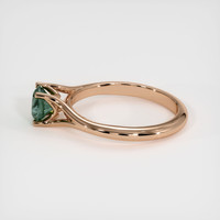 0.79 Ct. Sapphire Ring, 18K Rose Gold 4