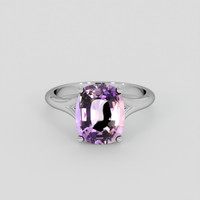 3.48 Ct. Bi Color Ametrine Ring, Silver 1
