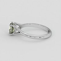 1.45 Ct. Green Tourmaline Ring, Silver 4