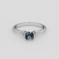 1.31 Ct. Bi Color Sapphire Ring, Silver 1