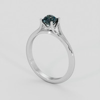 1.31 Ct. Bi Color Sapphire Ring, Silver 2