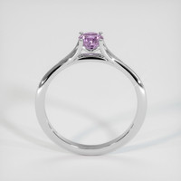 0.82 Ct. Purplish Pink Sapphire Ring, 10K White Gold 3