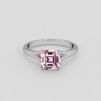 2.03 Ct. Pink Sapphire Ring, 10K White Gold 1