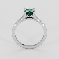 1.18 Ct. Bluish Green Sapphire Ring, 10K White Gold 3
