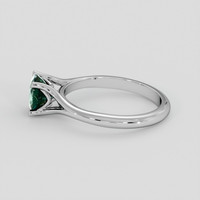 1.18 Ct. Bluish Green Sapphire Ring, 10K White Gold 4