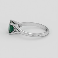 1.77 Ct. Bluish Green Sapphire Ring, 10K White Gold 4