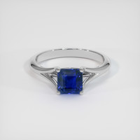 1.57 Ct. Sapphire Ring, 14K White Gold 1