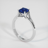 1.57 Ct. Sapphire Ring, 14K White Gold 2