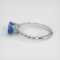 1.24 Ct. Sapphire Ring, 14K White Gold 4