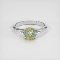 1.90 Ct. Sapphire Ring, 14K White Gold 1