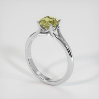 1.90 Ct. Sapphire Ring, 14K White Gold 2