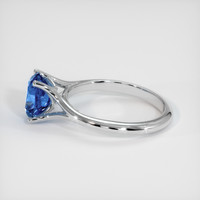 5.07 Ct. Bi Color Sapphire Ring, 14K White Gold 4