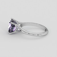 3.66 Ct. Violet Tanzanite Ring, 14K White Gold 4
