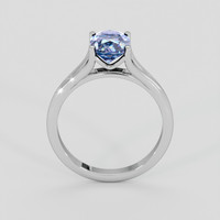 1.58 Ct. Bi Color (Peacock) Tanzanite Ring, 14K White Gold 3