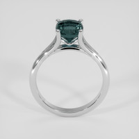 1.67 Ct. Bluish Green Spinel Ring, 14K White Gold 3