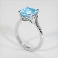 5.08 Ct. Gemstone Ring, 14K White Gold 2