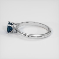 0.77 Ct. Gemstone Ring, 14K White Gold 4