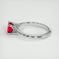 1.02 Ct. Ruby Ring, 14K White Gold 4