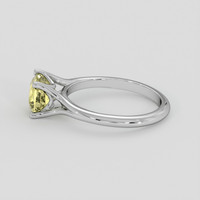 1.58 Ct. Yellow Sapphire Ring, 14K White Gold 4