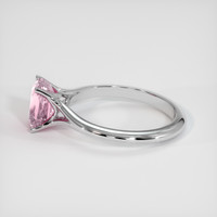 2.15 Ct. Pink Sapphire Ring, 14K White Gold 4