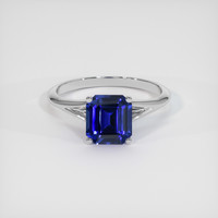 3.01 Ct. Sapphire Ring, 14K White Gold 1