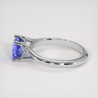 3.03 Ct. Violet Sapphire Ring, 14K White Gold 4