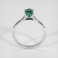 1.50 Ct. Bluish Green Sapphire Ring, 14K White Gold 3