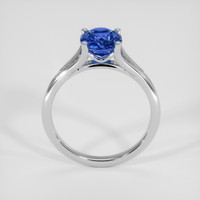 2.05 Ct. Blue Sapphire Ring, 14K White Gold 3