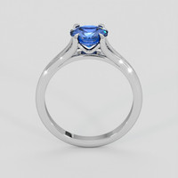1.31 Ct. Blue Sapphire Ring, 14K White Gold 3