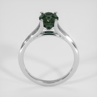 2.21 Ct. Green Sapphire Ring, 14K White Gold 3
