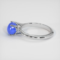 3.60 Ct. Bluish Purple Sapphire Ring, 14K White Gold 4