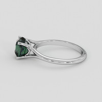 2.58 Ct. Green Sapphire Ring, 14K White Gold 4