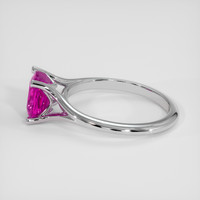 2.51 Ct. Pink Sapphire Ring, 14K White Gold 4