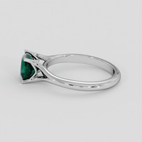 1.72 Ct. Bluish Green Sapphire Ring, 14K White Gold 4