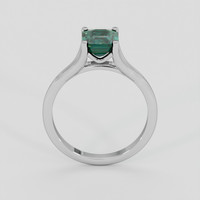 1.77 Ct. Bluish Green Sapphire Ring, 14K White Gold 3