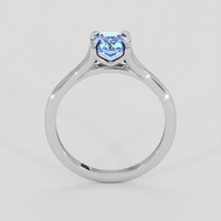1.31 Ct. Blue Sapphire Ring, 14K White Gold 3
