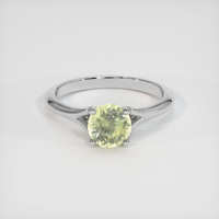 1.34 Ct. Sapphire Ring, 14K White Gold 1