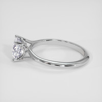 2.91 Ct. White Sapphire Ring, 14K White Gold 4