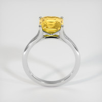 3.17 Ct. Sapphire Ring, 14K White Gold 3