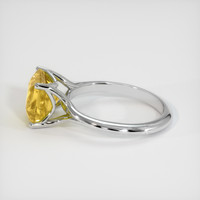 3.17 Ct. Sapphire Ring, 14K White Gold 4