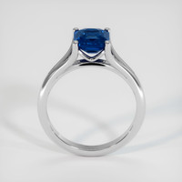 1.97 Ct. Blue Sapphire Ring, 18K White Gold 3