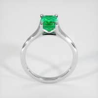 1.56 Ct. Emerald Ring, 18K White Gold 3