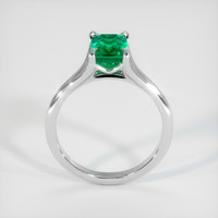 1.35 Ct. Emerald Ring, 18K White Gold 3