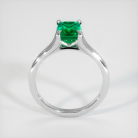 1.25 Ct. Emerald Ring, 18K White Gold 3