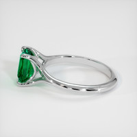 1.46 Ct. Emerald Ring, 18K White Gold 4