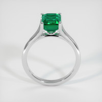 2.94 Ct. Emerald Ring, 18K White Gold 3