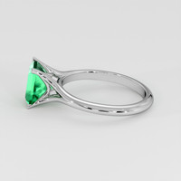 1.68 Ct. Emerald Ring, 18K White Gold 4