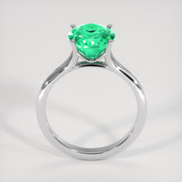 2.42 Ct. Emerald Ring, 18K White Gold 3