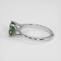 2.03 Ct. Green to Brownish Yellow Alexandrite Ring, 18K White Gold 4